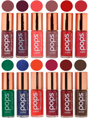 

Ramble Pops Colour Nail Polish Combo 5559 Multicolor(Pack of 12)