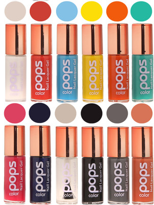 

Ramble Pops Colour Nail Polish Combo 5684 Multicolor(Pack of 12)