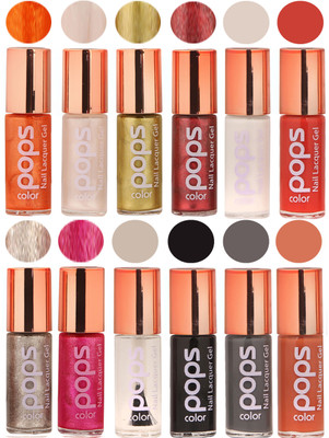 

Ramble Pops Colour Nail Polish Combo 5618 Multicolor(Pack of 12)