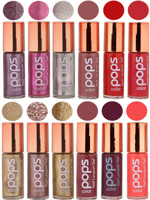 

Ramble Pops Colour Nail Polish Combo 5550 Multicolor(Pack of 12)