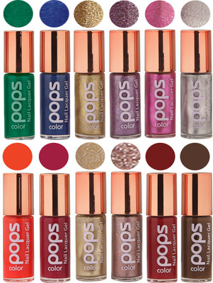 

Ramble Pops Colour Nail Polish Combo 5531 Multicolor(Pack of 12)
