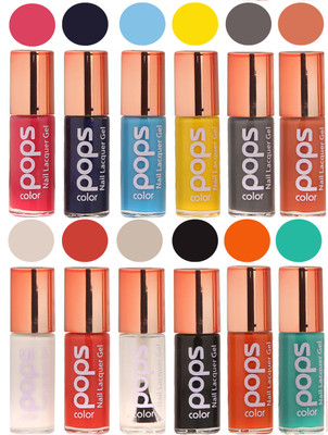 

Ramble Pops Colour Nail Polish Combo 5692 Multicolor(Pack of 12)