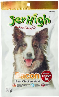 

jerhigh Jerhigh Bacon (70 gms) Chicken 70 g Dry Dog Food