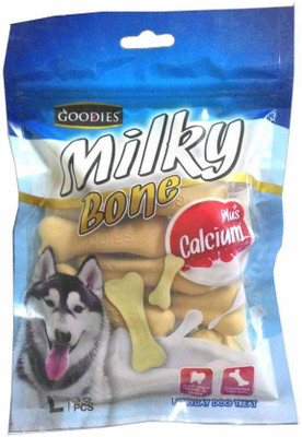 

GOODIES Goodies milky bone Milk, Chicken Dog Treat(0.3 kg)