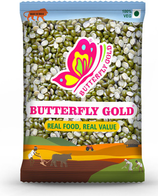 

BUTTERFLY GOLD Unpolished Green Moong Dal (Split)(500 g)