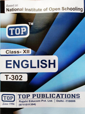 Top Nios English (T-303) Class 12th 2019 Edition(Paperback, Top Publication)