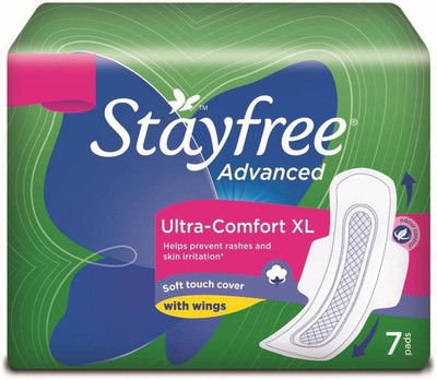 

Stayfree Advanced XL Wings Sanitary 7 Pad Sanitary Pad