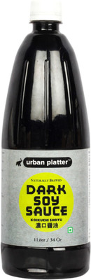 

Urban Platter Dark Soy Sauce, 1liter / 34oz [Naturally Brewed, Koikuchi Shoyu, Premium Quality] Sauces(1 L)