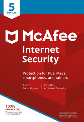 

McAfee Internet Security 2019 Activation Key [5Pc / 1 Year]