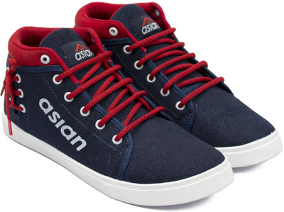 

Asian CYBER_101 Casuals For Men(Navy, Red