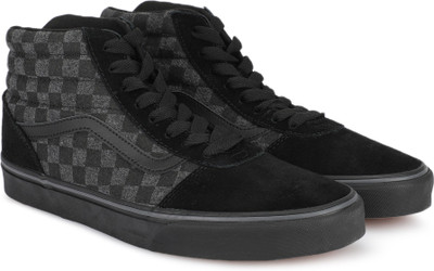 Vans Ward Hi SS19 High Tops For Men(Black, Grey) at flipkart