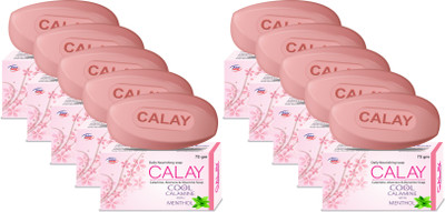 

calay Calamine , Aloevera & Glycerine Soap ( 10 x 75 gm )(750 g, Pack of 10)