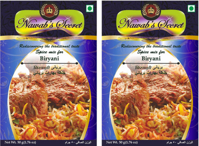 

Nawab's Secret Biryani Masala[PK of 2](2 x 50 g)