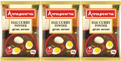 

Annapoorna Egg Curry Powder 50gms Pack of 3(3 x 50 g)