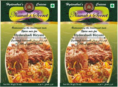 

Nawab's Secret Hyderabadi Biryani Masala[PK of 2](2 x 50 g)