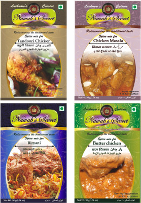 

Nawab's Secret Biryani, Tandoori,Butter Chicken,Chicken Masala[PK of 4](4 x 62.5 g)
