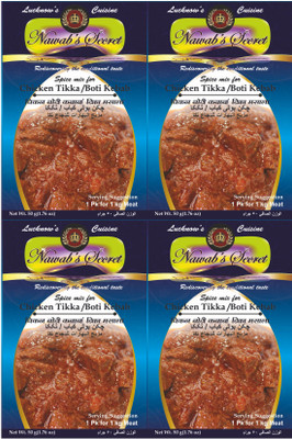 

Nawab's Secret Chicken Boti Kebab/Tikka Masala[PK of 4](4 x 62.5 g)