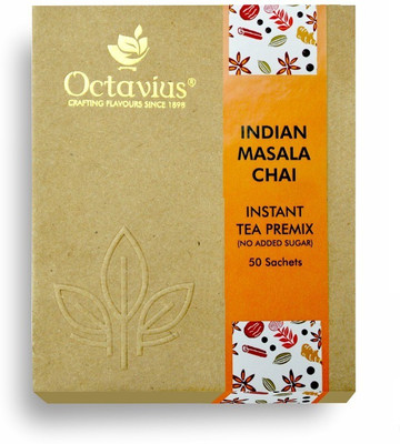 

Octavius Indian Masala ( No added Sugar ) Ready Tea With Ingredients - Ginger, Cardamom, Cloves, Black Pepper, Cinnamon Black Tea(50 Bags, Box)
