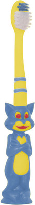 

Buddsbuddy Tom shaped Kids Tooth Brush BB3014,Yellow&Blue Ultra Soft Toothbrush