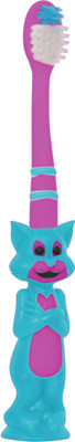 

Buddsbuddy Tom shaped Kids Tooth Brush BB3014,Pink&Blue Ultra Soft Toothbrush