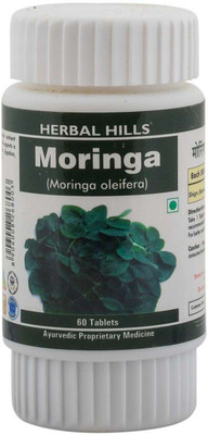 

Herbal Hills Herbal Hills Moringa 60 Tablets Moringa leaf / Shugru / Drumstick leaf (Moringa Oleifera) 500 mg Powderin a tablets(60 No)