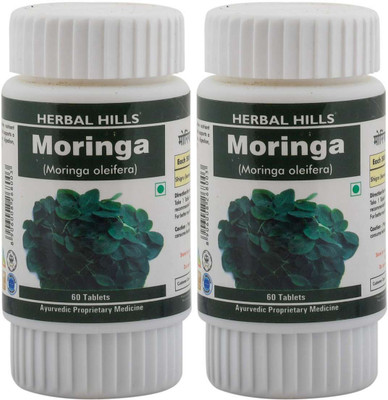 

Herbal Hills Moringa 60 Tablets Pack of 2(120 No)