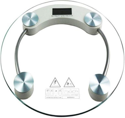 

Pesonal Care Weight Machine Weighing Scale(Transparent)