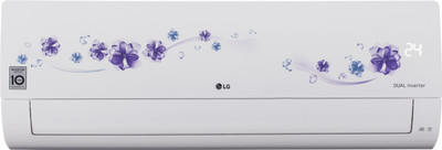 LG 1.5 Ton 3 Star Inverter AC  - Floral White(KS-Q18FNXD1, Copper Condenser) (LG)  Buy Online