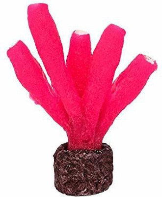 

SRI Artificial Glowing Effect Decorative Aquarium Ornament for Fish Tank (Pink) Aragonite Planted Substrate(Green)