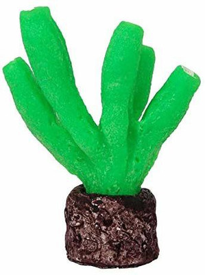 

SRI Artificial Glowing Effect Decorative Aquarium Ornament for Fish Tank (Green) Aragonite Planted Substrate(Green)