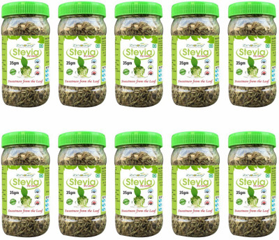 

Zindagi Stevia Leaves - Stevia Dry Leaves - Dried Stevia Leaves Sweetener(35 g, Pack of 10)