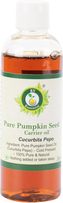 

R V Essential Pure Pumpkin Seed Carrier Oil 200ml- Cucurbita Pepo (100% Pure and Natural Cold Pressed)(200 ml)