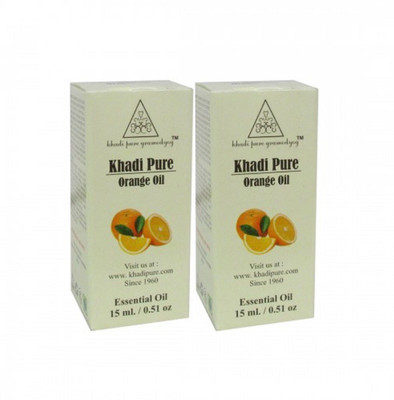 

Khadi Pure Herbal Orange Essential Oil - 30 ml (Set of 2)(30 ml)