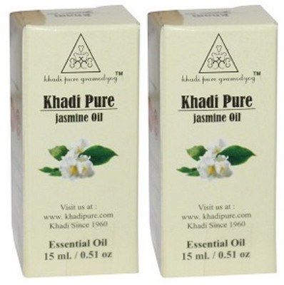 

Khadi Pure Herbal Jasmine Essential Oil - 30 ml (Set of 2)(30 ml)
