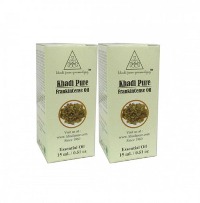

Khadi Pure Herbal Frankincense Essential Oil - 30 ml (Set of 2)(30 ml)