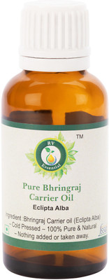 

R V Essential Pure Bhringraj Oil 10ml- Eclipta Alba (100% Pure and Natural Rare Herb Series)(10 ml)
