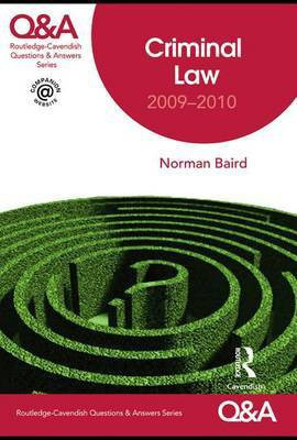 Criminal Law(English, Electronic book text, Baird Norman)