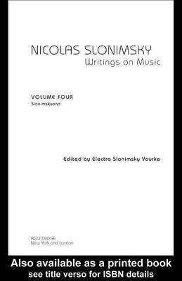 Slonimskyana V4(English, Electronic book text, Unknown)