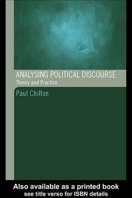 Analysing Political Discourse(English, Electronic book text, Chilton Paul)