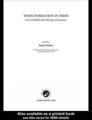 Wood Formation in Trees(English, Electronic book text, unknown)