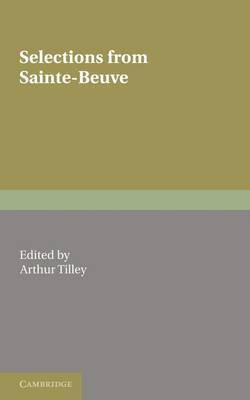 Selections from Sainte-Beuve(English, Paperback, Sainte-Beuve Charles Augustin)