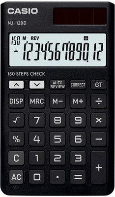 

Casio NJ-120D-BK Portable Basic Calculator(12 Digit), Black