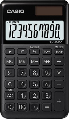 CASIO SL-1000SC-BK Portable Basic  Calculator(10 Digit)