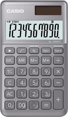 CASIO SL-1000SC-GY Portable Basic  Calculator(10 Digit)