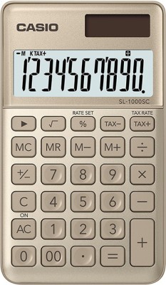 CASIO SL-1000SC-GD Portable Basic  Calculator(10 Digit)