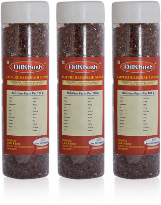 

indian platter Dilkhush Jaipuri 450 g (Pack of 3) Badshahi Supari Mouth Freshener(Pack of 3)