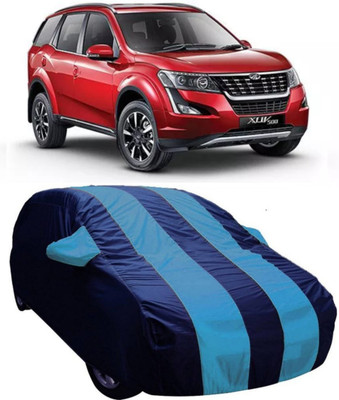 AUCTIMO Car Cover For Mahindra XUV 500 (With Mirror Pockets)(Blue)