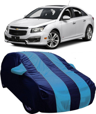 AUCTIMO Car Cover For Chevrolet Cruze (With Mirror Pockets)(Blue)