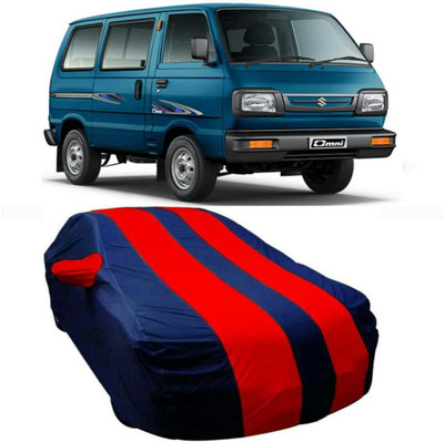 AUCTIMO Car Cover For Maruti Suzuki Omni (With Mirror Pockets)(Multicolor)