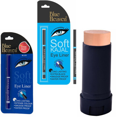 

Blue Heaven Soft kajal as eye liner & make up stick xpression(Set of 3)